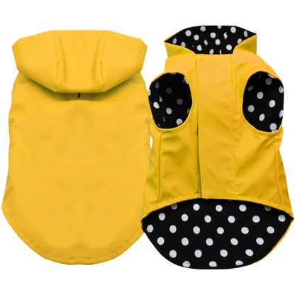 Chubasquero con capucha personalizado para mascotas: impermeable y ajustable