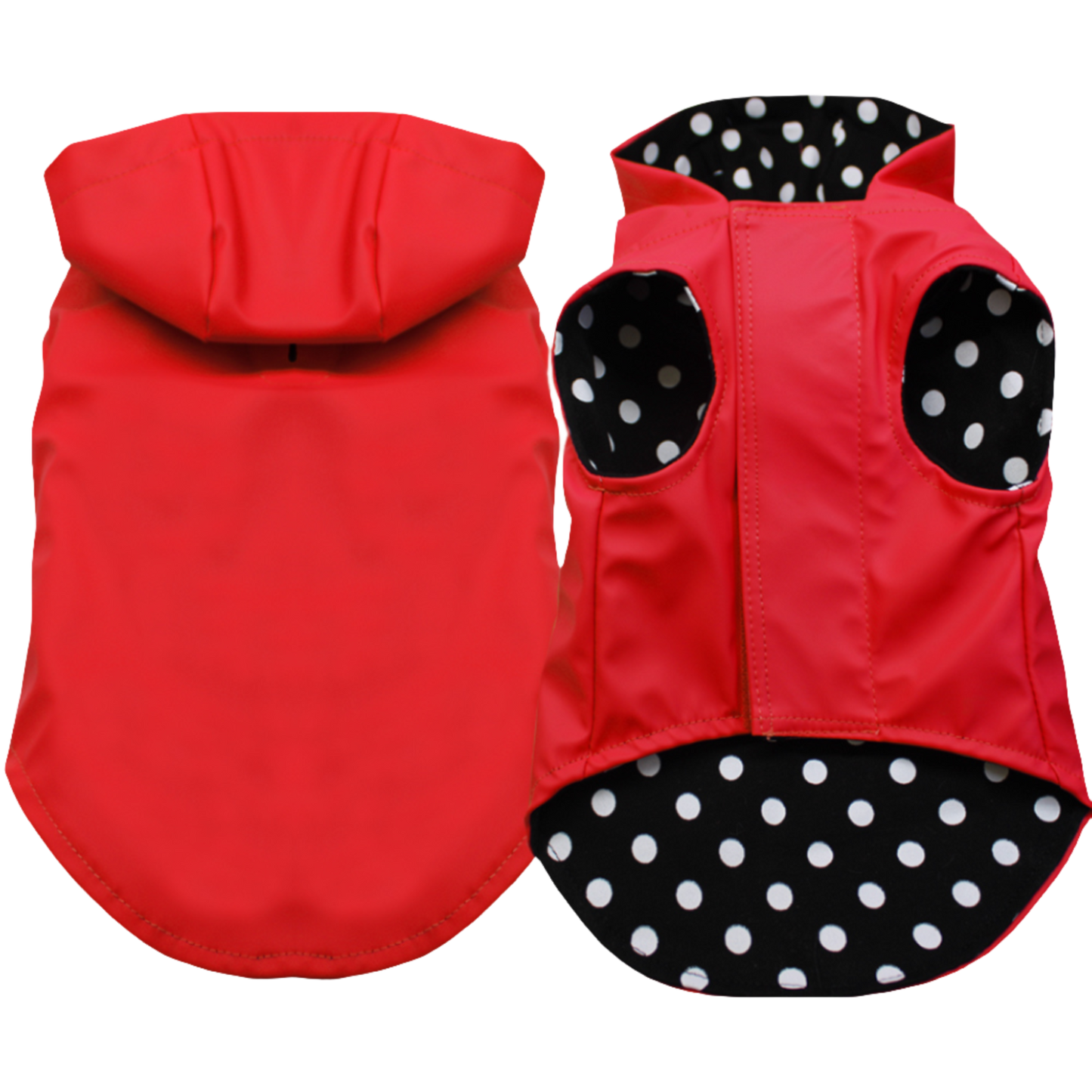 Chubasquero con capucha personalizado para mascotas: impermeable y ajustable