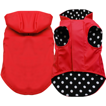 Chubasquero con capucha personalizado para mascotas: impermeable y ajustable