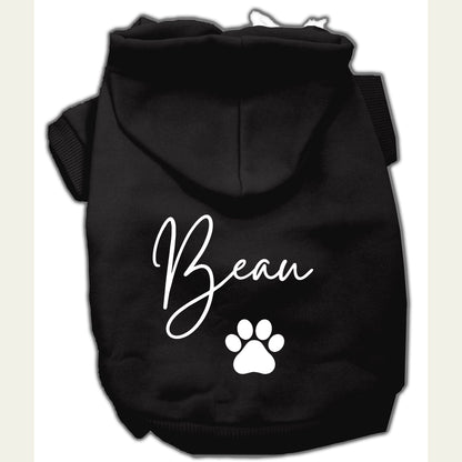 Personalized Matching Dog and Owner Hoodies – Custom Name on Sleeve Sweatshirt Set