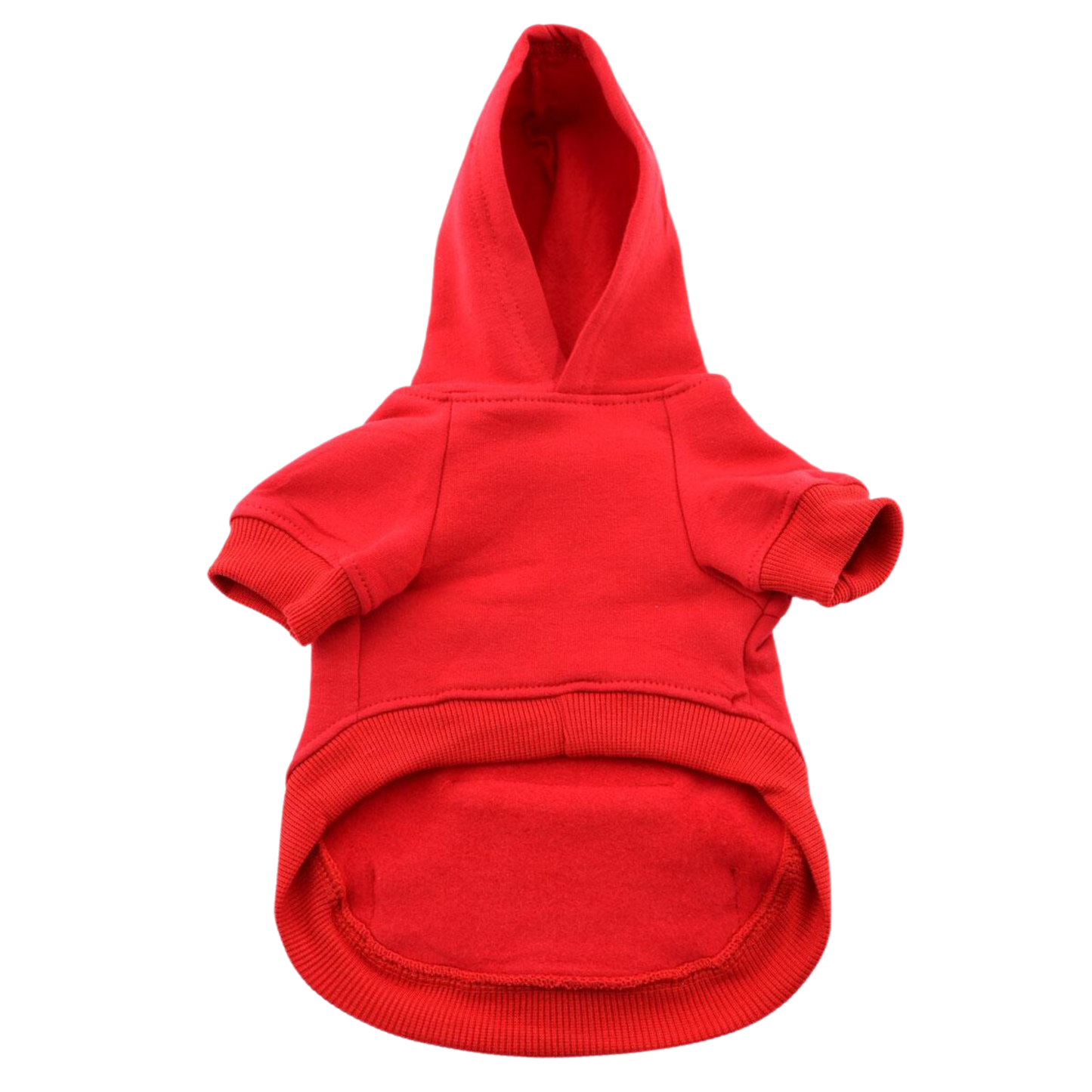 Sudadera con capucha para mascotas High Cut Tummy, color rojo: cómoda y elegante