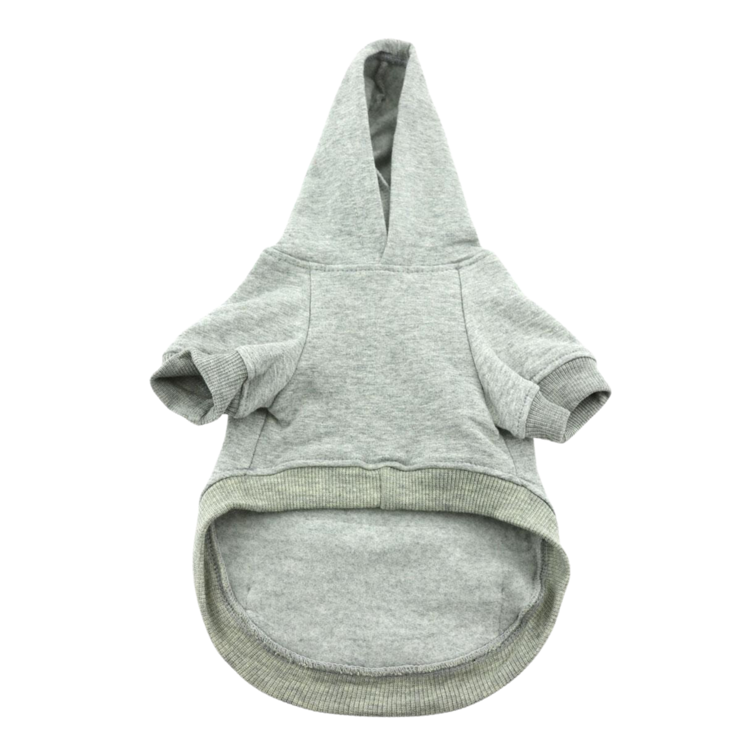 High Cut Tummy Pet Hoodie, Gray - Comfortable & Stylish