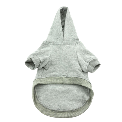 High Cut Tummy Pet Hoodie, Gray - Comfortable & Stylish