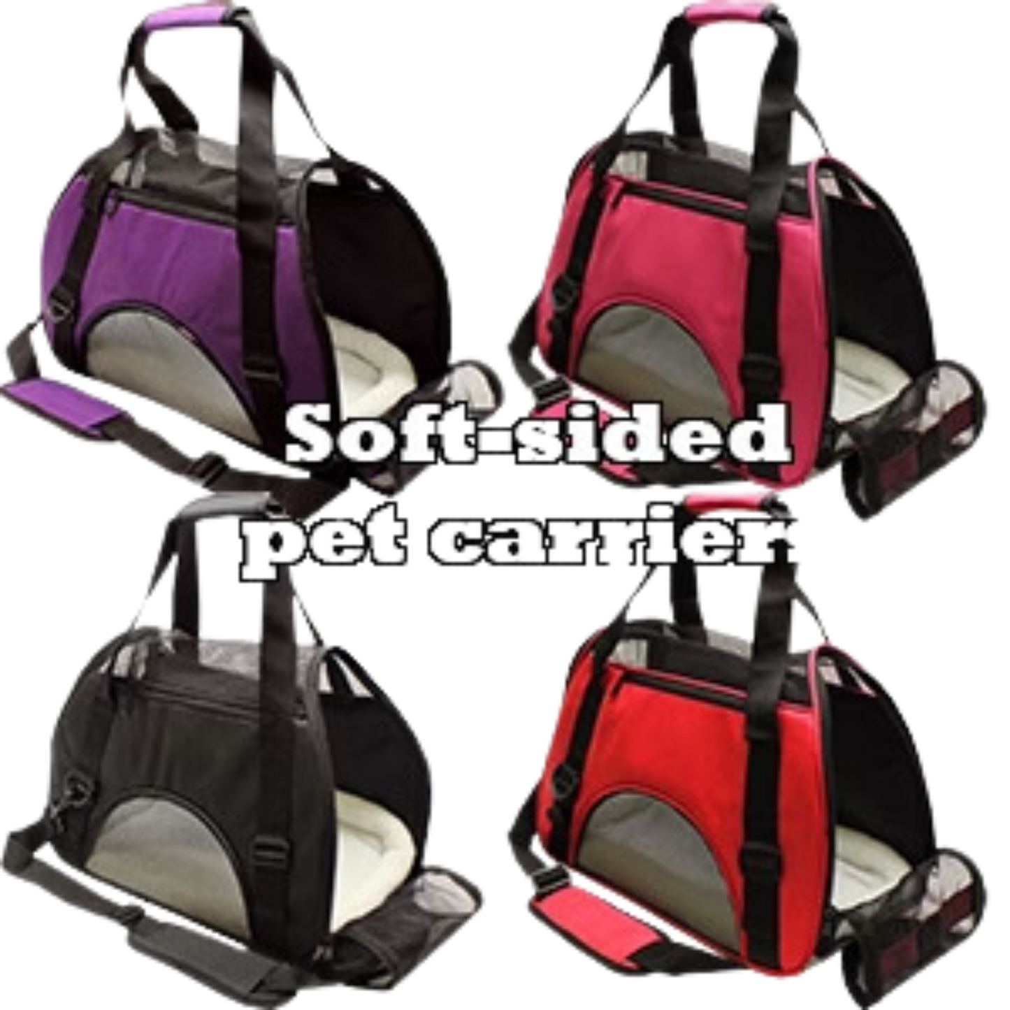 Lightweight Soft Sided Pet Carrier – Comfortable Travel Bag for Cats and Dogs