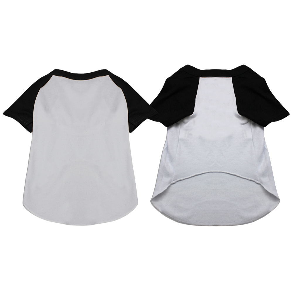 Baseball Raglan Shirt for Dogs & Cats - Blank Pet Apparel for Sports-Lovers