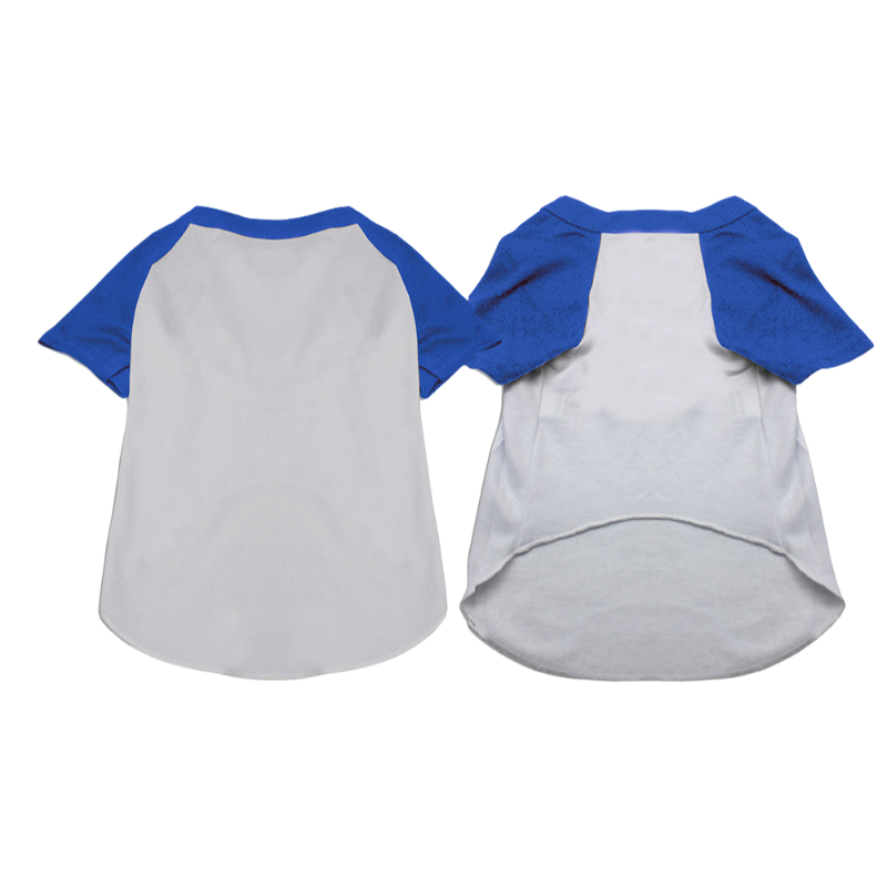 Baseball Raglan Shirt for Dogs & Cats - Blank Pet Apparel for Sports-Lovers