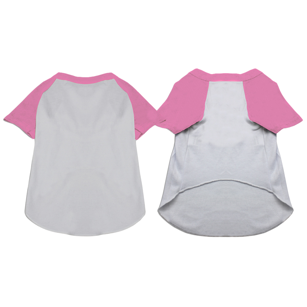 Baseball Raglan Shirt for Dogs & Cats - Blank Pet Apparel for Sports-Lovers