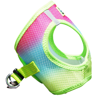 American River Choke Free Dog Harness, Ombre - Rainbow