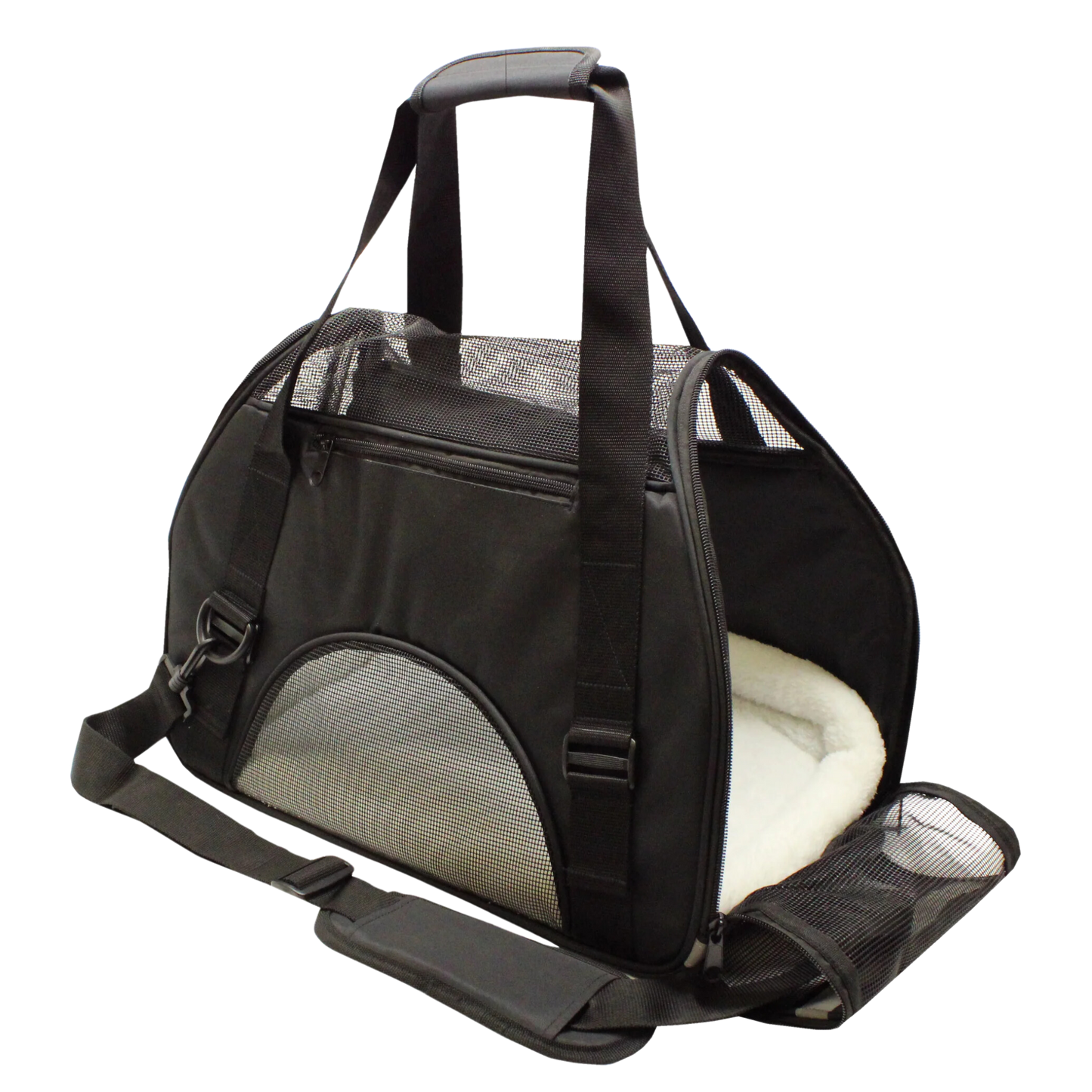 Lightweight Soft Sided Pet Carrier – Comfortable Travel Bag for Cats and Dogs