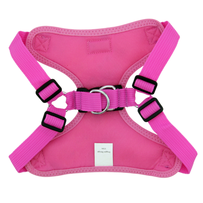 Choke Free Wrap and Snap Dog Harness - Maui Pink by Doggie Design