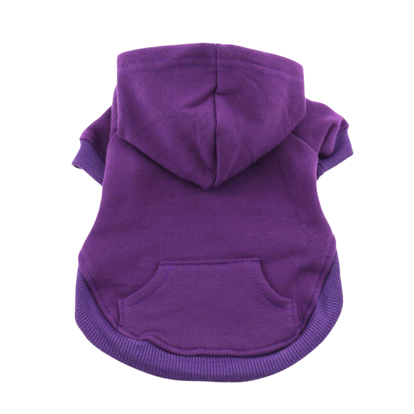 Sudadera con capucha para mascotas High Cut Tummy, color morado: cómoda y elegante