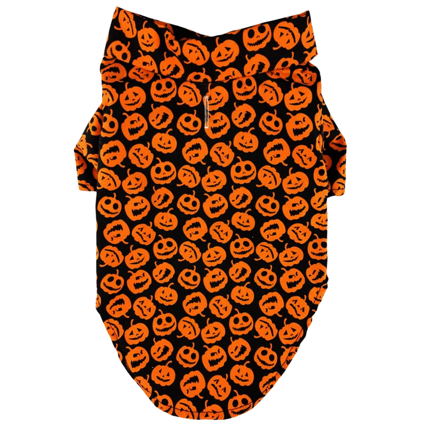 Jack-o-Lantern Halloween Camp Shirt for Dogs | Pet Costume Outfit