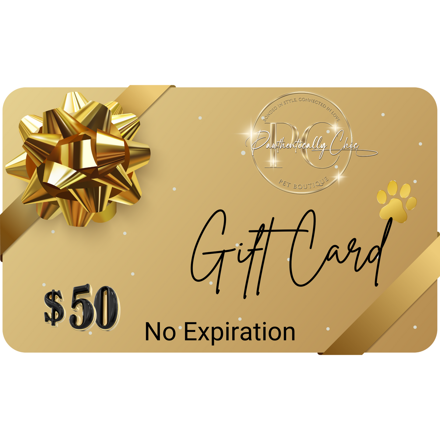 Pawthentically Chic Holiday Pet e-Gift Card