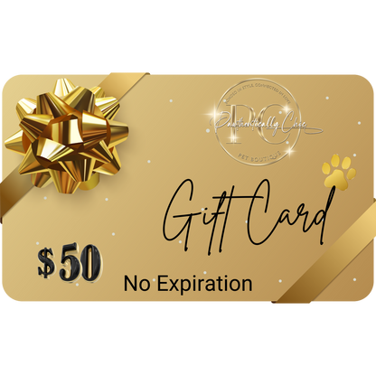 Pawthentically Chic Holiday Pet e-Gift Card