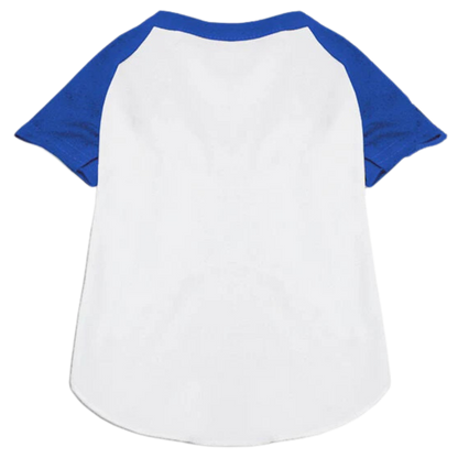 Custom Pet Team Raglan Shirt - Personalized Dog & Cat Apparel with Names & Numbers