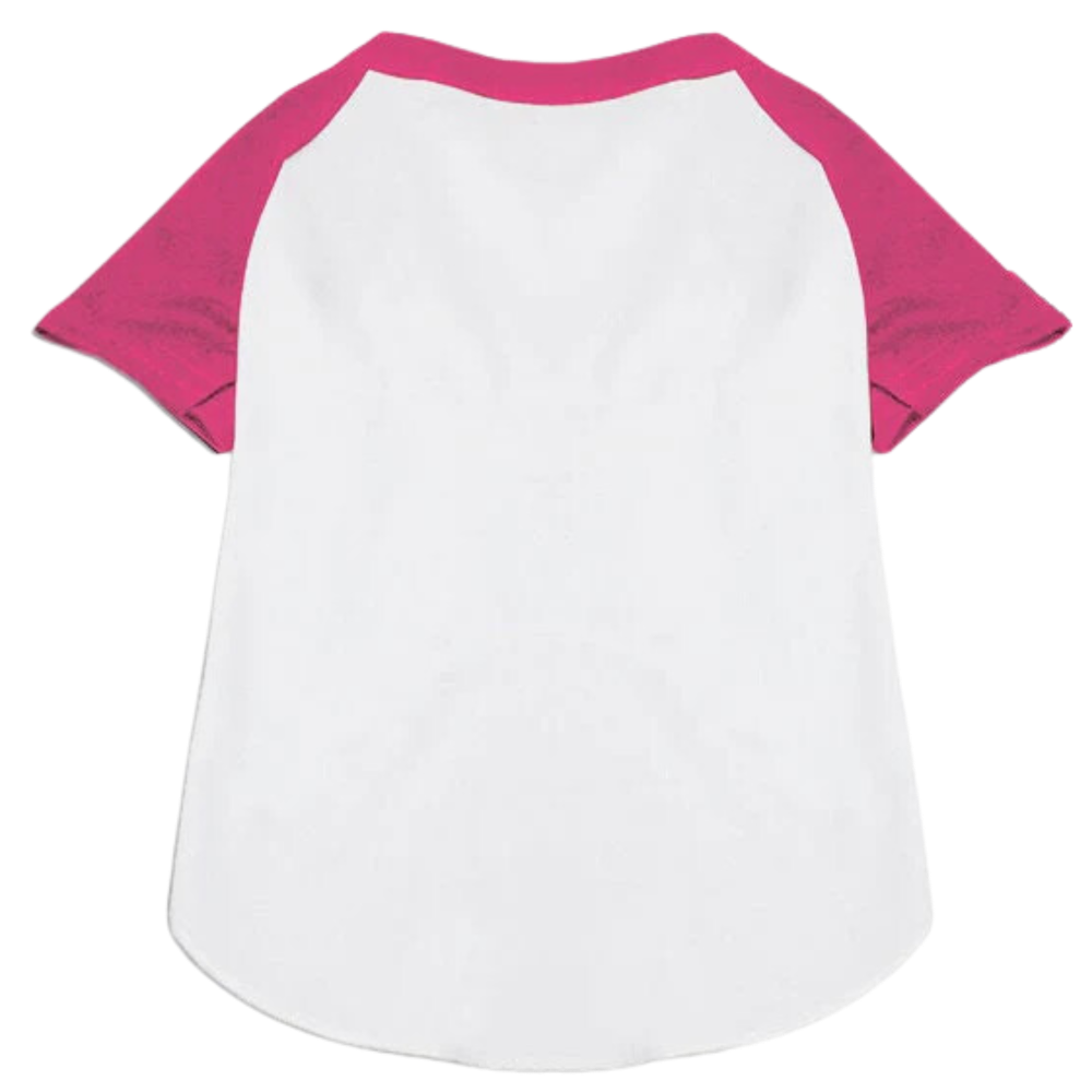 Custom Pet Team Raglan Shirt - Personalized Dog & Cat Apparel with Names & Numbers