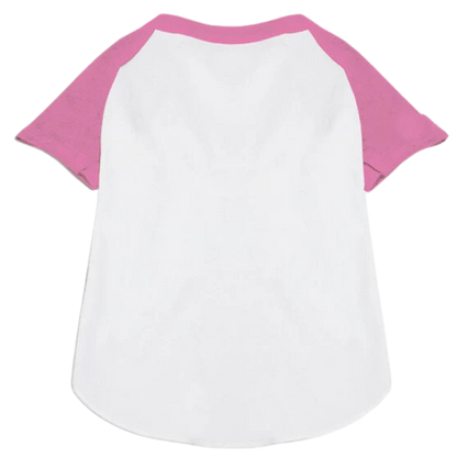 Custom Pet Team Raglan Shirt - Personalized Dog & Cat Apparel with Names & Numbers