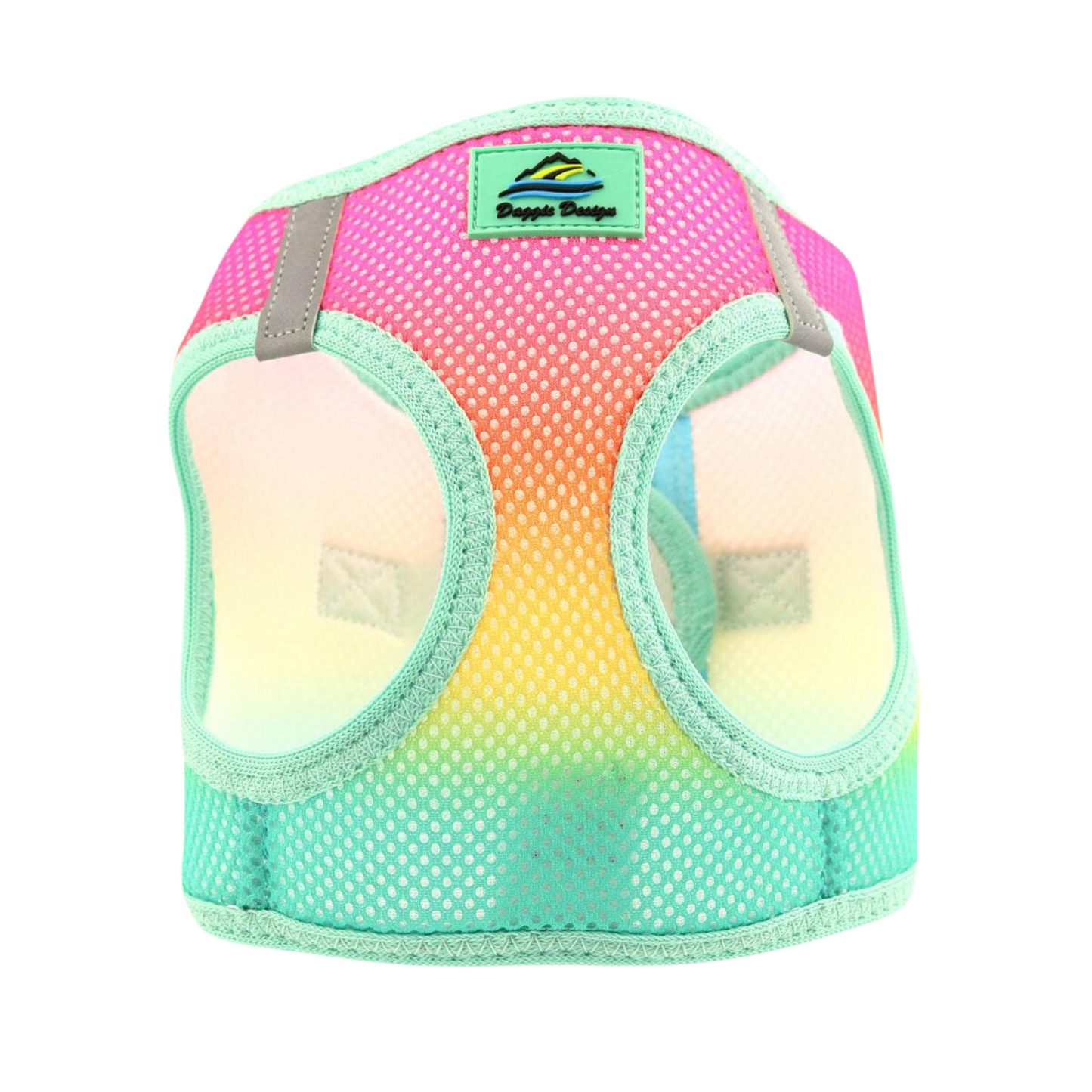 American River Choke Free Dog Harness, Ombre - Beach Party