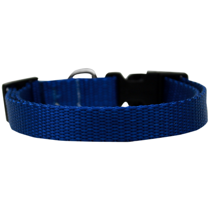 Plain Durable Nylon Pet Collars for Everyday Use