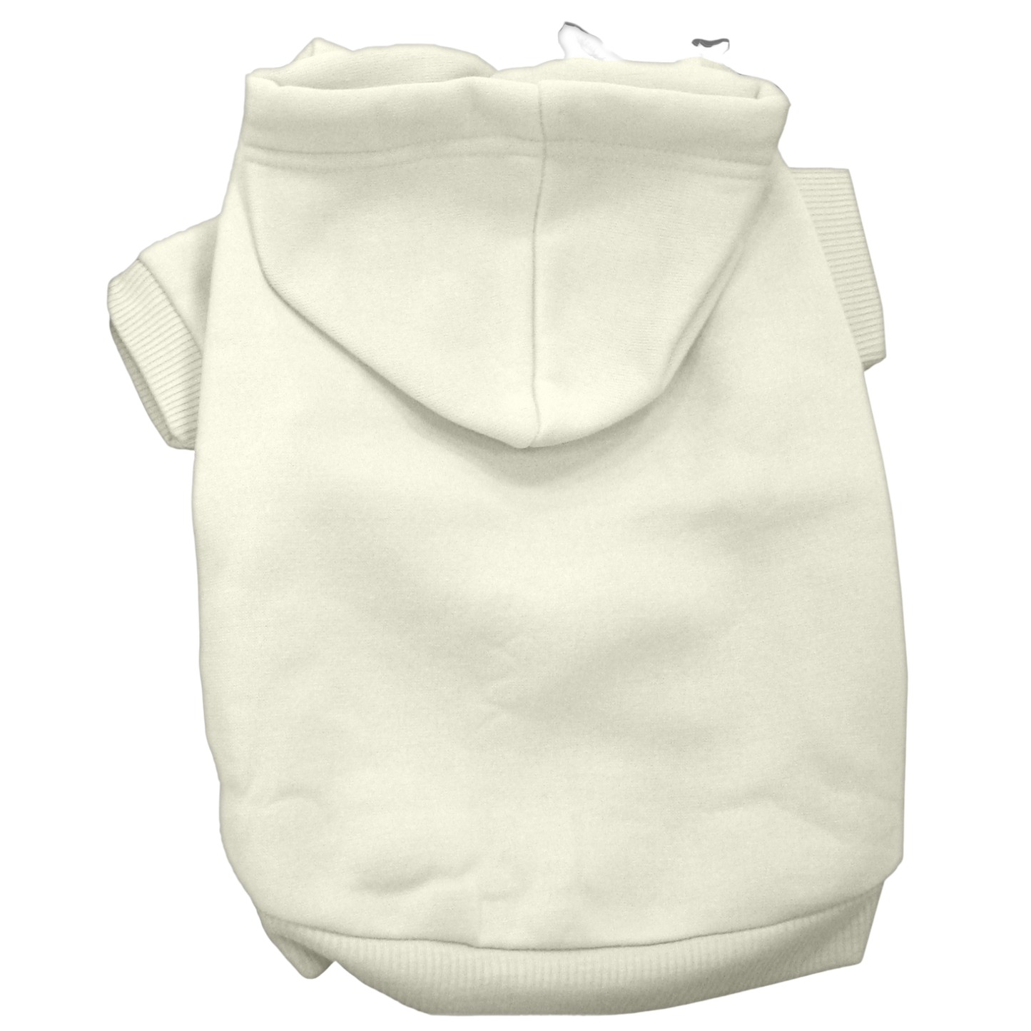 Sudadera con capucha para perros y gatos en blanco y liso: sudadera para mascotas disponible en tallas 2X a 6X