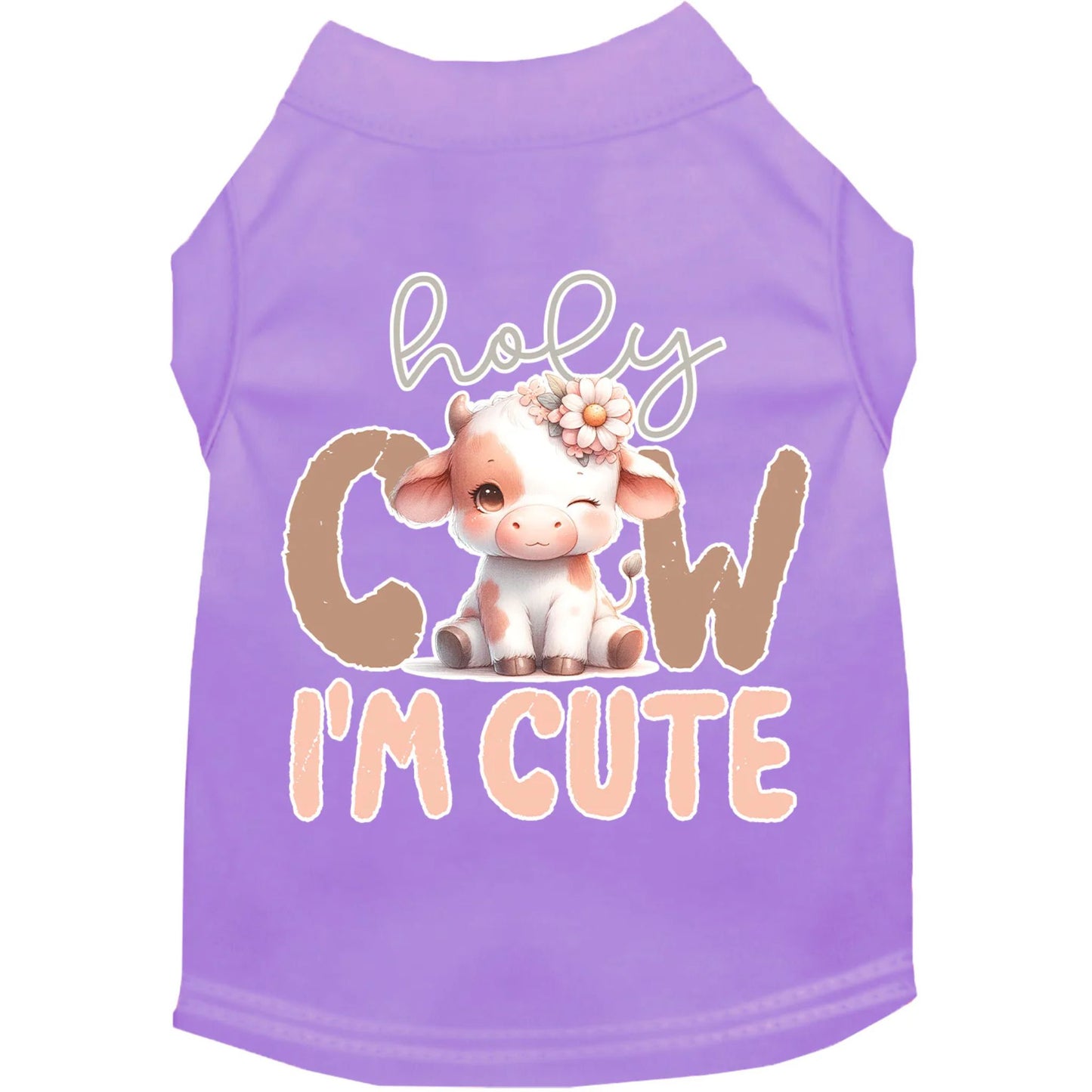 "Holy Cow, I'm Cute" Adorable Pet Shirt