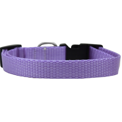 Plain Durable Nylon Pet Collars for Everyday Use