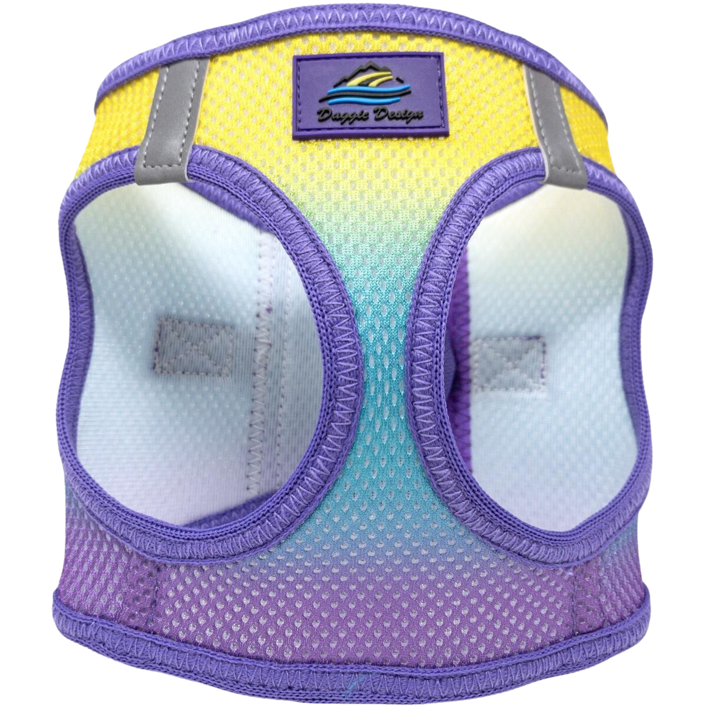 American River Choke Free Dog Harness, Ombre - Lemonberry Ice