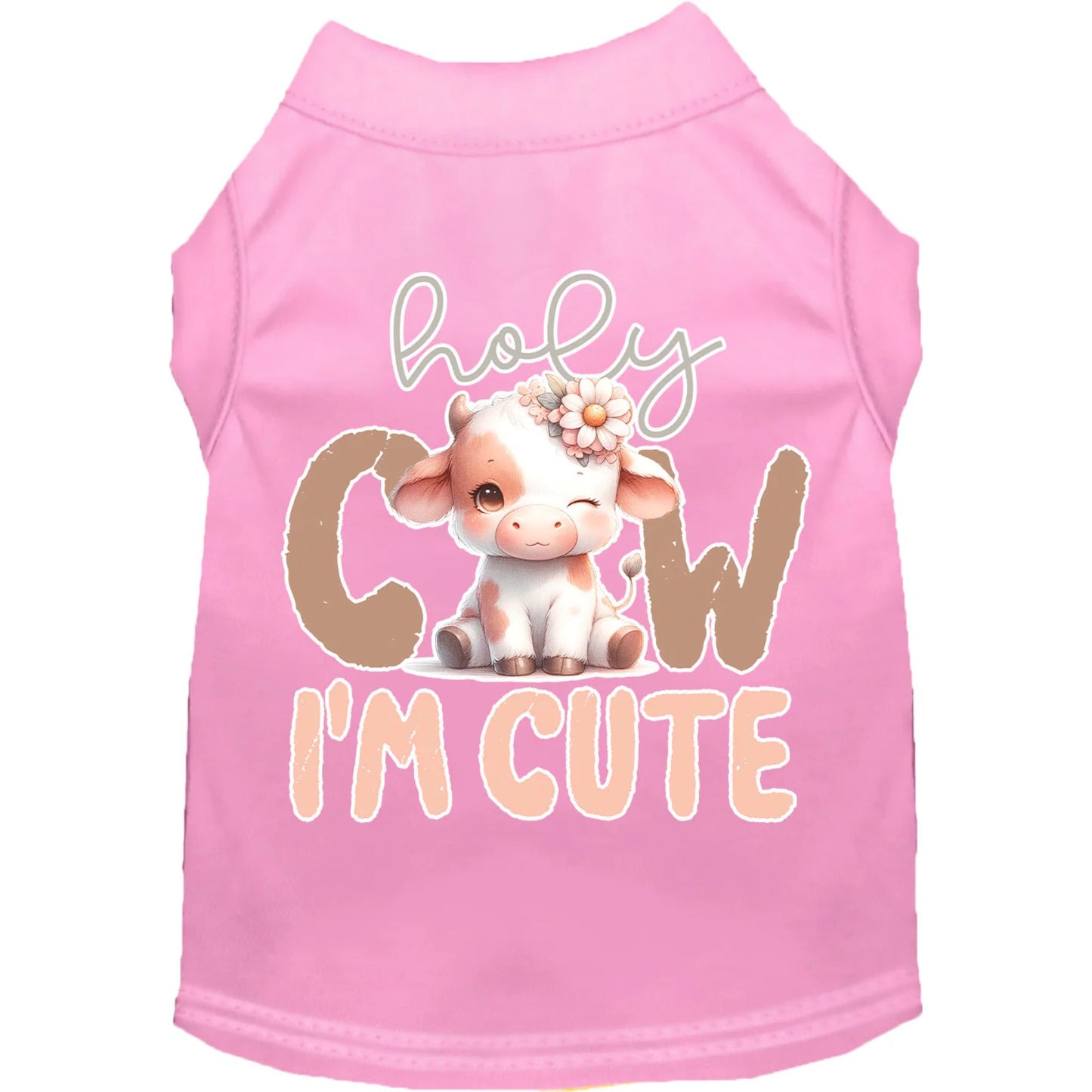 "Holy Cow, I'm Cute" Adorable Pet Shirt