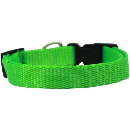 Plain Durable Nylon Pet Collars for Everyday Use