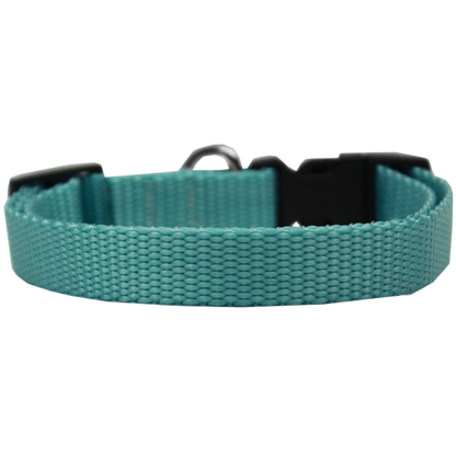 Plain Durable Nylon Pet Collars for Everyday Use