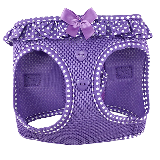 Arnés antiestrangulamiento para perros American River - Paisley Purple Polka Dot