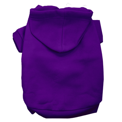 Blank Plain Dog and Cat Hoodie - Pet Sweatshirt Available in Sizes 2X-6X