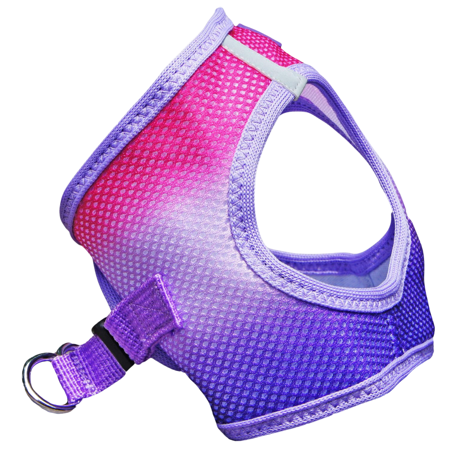 American River Choke Free Dog Harness, Ombre - Raspberry Sundae