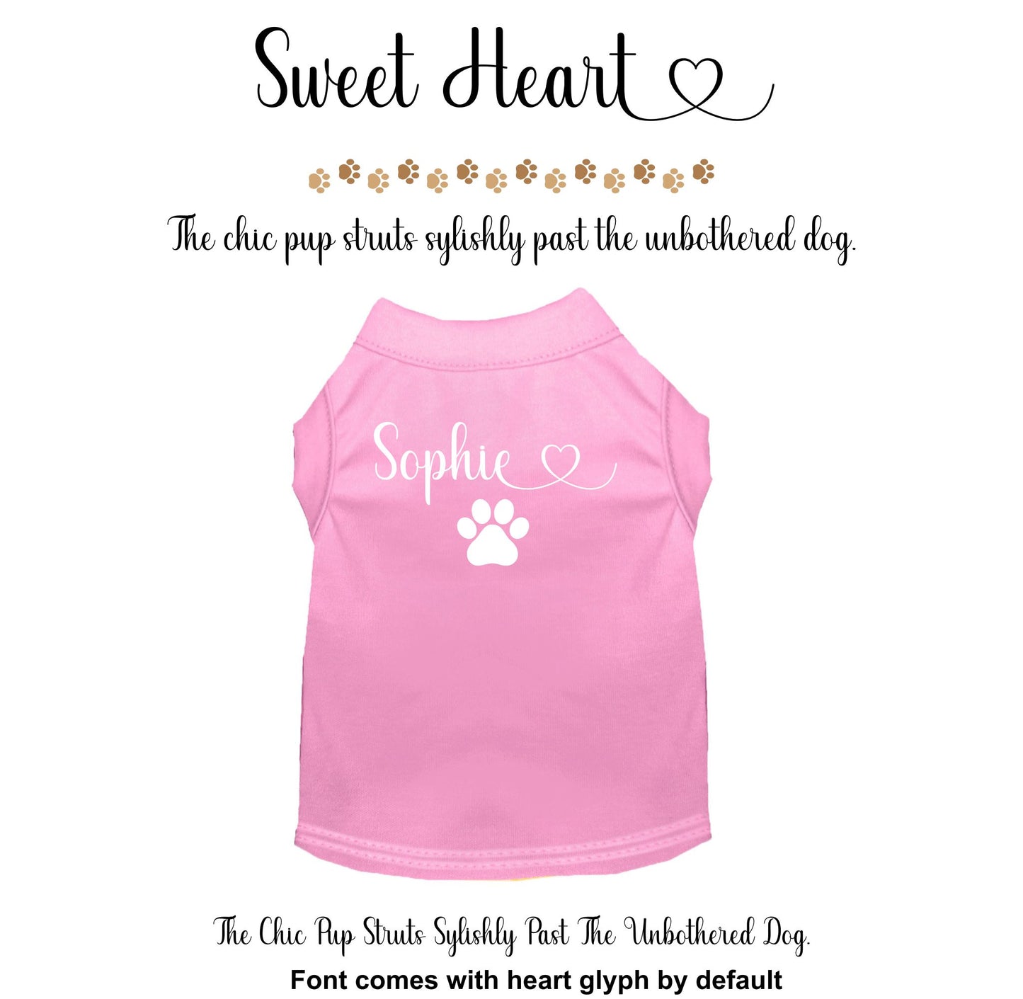 Personalized Pet Shirt – Soft & Comfortable for Dogs & Cats, XS-6XL | Chic Pet Clothing