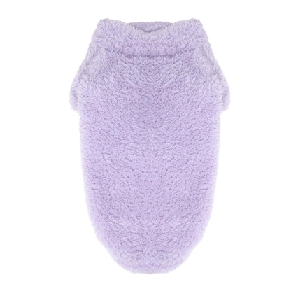 Soft Plush Pullover for Pets - Lavender | Cozy Dog & Cat Sweater