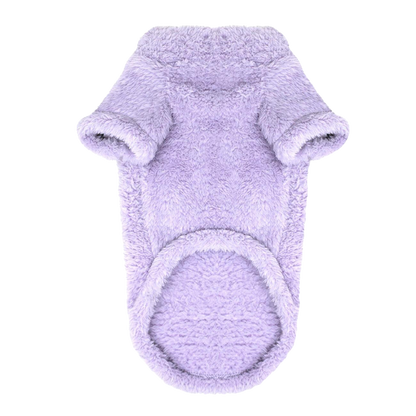 Soft Plush Pullover for Pets - Lavender | Cozy Dog & Cat Sweater