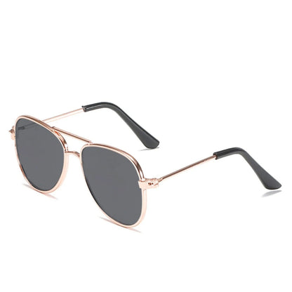 Luxury Pet Sunglasses for Small Dogs – Chic Rose Gold Frame