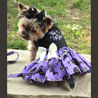 Disfraz de Halloween para perro con arnés | Disfraz de mascota lindo y espeluznante, ropa para perros