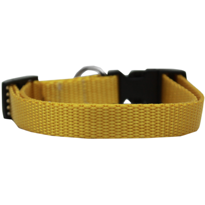 Plain Durable Nylon Pet Collars for Everyday Use