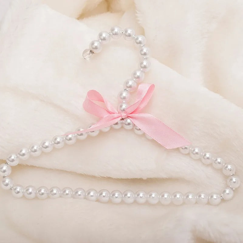 Luxury Pearl Pet Clothes Hangers – Elegant & Durable